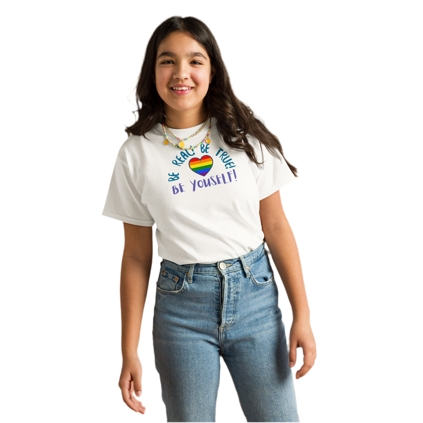 Youth Classic Tee - Be Real! Be True! Be Yourself!