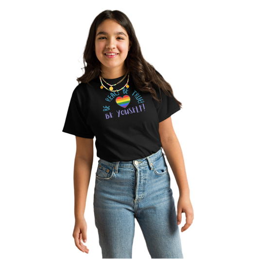 Youth Classic Tee - Be Real! Be True! Be Yourself!